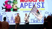 Sidang Pleno IV Munas VII APEKSI menetapkan Wali Kota Surabaya Eri Cahyadi terpilih kembali sebagai Ketua Dewan Pengurus APEKSI periode 2025-2030.