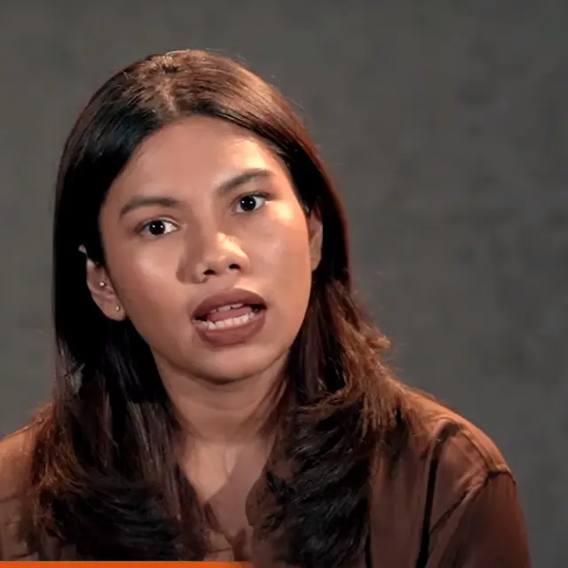 Ivana Yoan kakak AG pacar Mario Dandy. (Foto: Dok. YouTube Najwa Shihab)