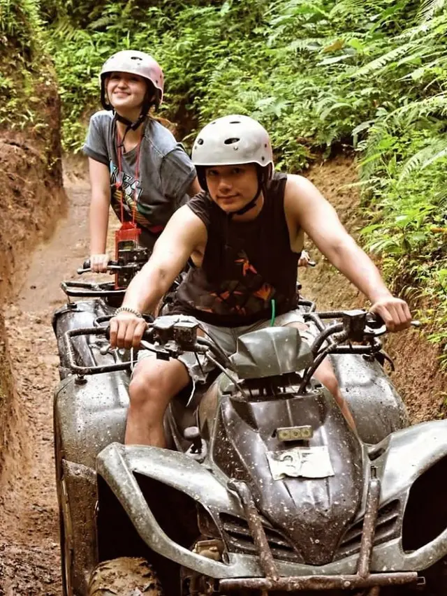 6 Potret Keseruan Ranty Maria Main ATV, Hilangkan Penat dari Padatnya Syuting