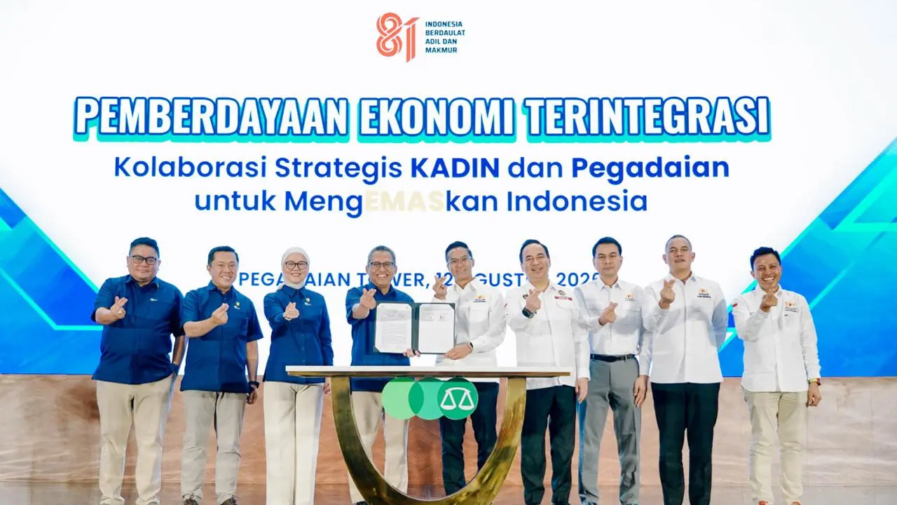 Pegadaian dan Kadin Indonesia Kolaborasi Perluas Ekosistem Emas dan Akses Pembiayaan Dunia Usaha