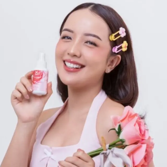 Cerita Influencer Amelinda Sanjaya Lawan Hujatan dengan Luncurkan Produk Deodoran Spray Antiperspirant.  foto: istimewa