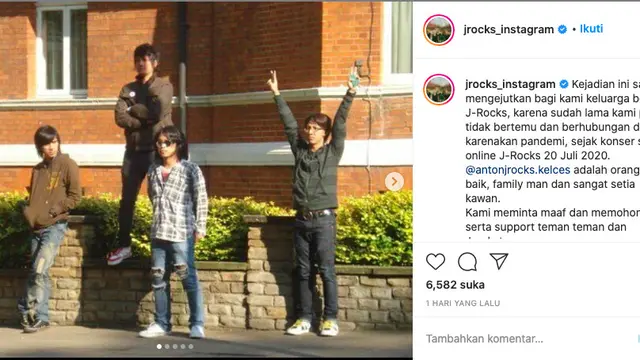 J-Rocks Sudah Tak Bertemu Anton Sejak Sebulan Terakhir