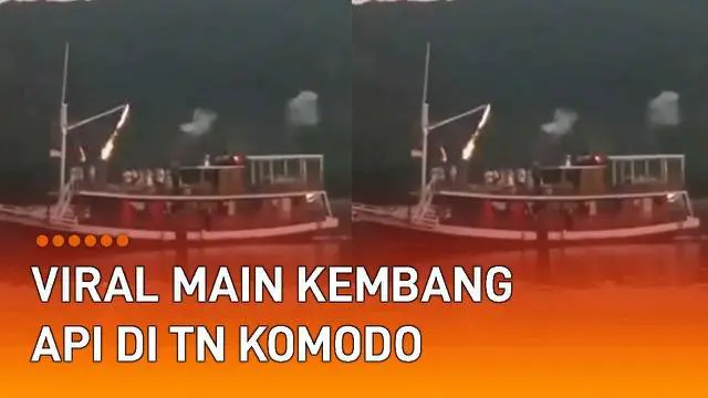 Belakangan warganet dihebohkan video aksi tak terpuji rombongan wisatawan. Terjadi di sebuah kapal phinisi yang bersandar di Pulau Kalong TN Komodo. Sejumlah wisatawan menembakkan kembang api ke udara.