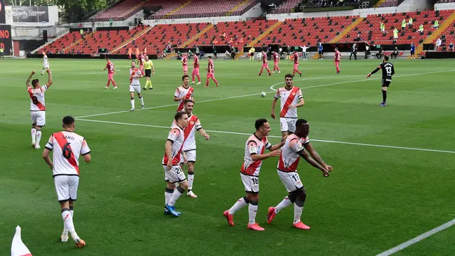 Rayo Vallecano akhirnya menang 1-0 atas Albacete pada laga lanjutan babak kedua kompetisi divisi II La Liga Spanyol, Rabu (10/6/2020)