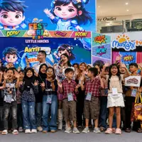 Momen keseruan KOKO KRUNCH menghadirkan pengalaman yang memadukan keceriaan dan pembelajaran di Mentari Fest Ceria 2026. (istimewa)