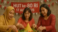 Lomba Menghias Tumpeng 17 Agustus (Foto: ChatGPT)