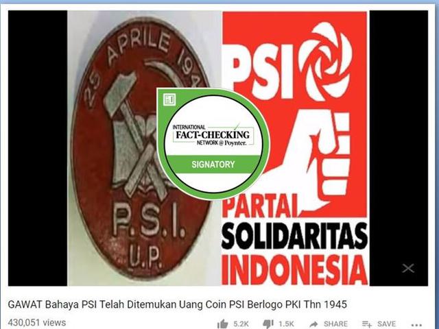 Cek Fakta Beredar Video Koin Psi Yang Menyandang Logo Pki Ini Faktanya Cek Fakta Liputan6 Com