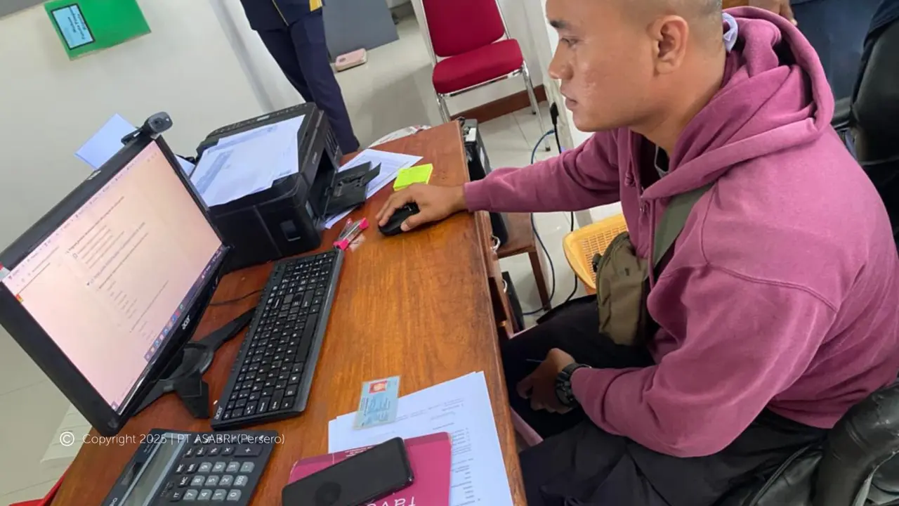 Kantor Cabang ASABRI Jayapura menjadi salah satu bukti nyata kehadiran negara di wilayah Timur Indonesia. (Dok Asabri)