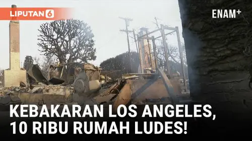 VIDEO: Kebakaran Dahsyat Hancurkan 10.000 Bangunan, Warga Hanya Bisa Pasrah