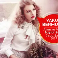 2017 sepertinya akan menjadi tahun tanpa lantunan musik Taylor Swift. (Desain: Nurman Abdul Hakim/Bintang.com)