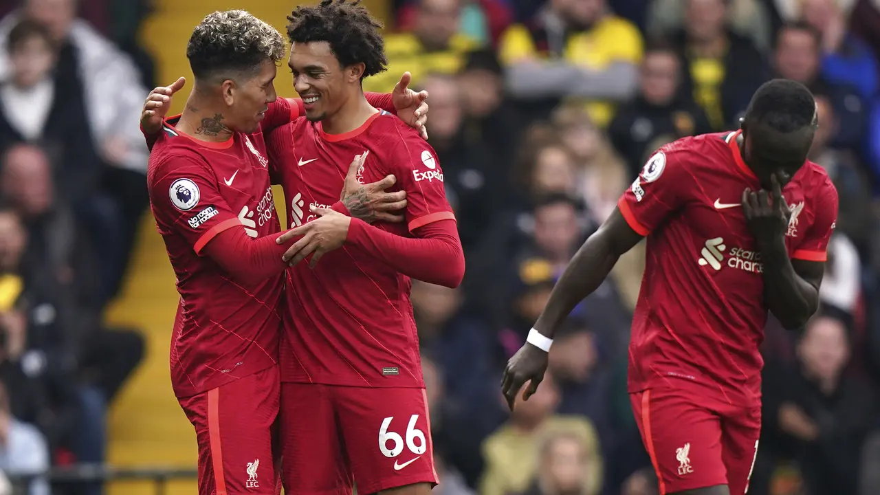 Roberto Firmino, Trent Alexander Arnold, Liga Inggris, Liverpool