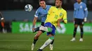 Kemenangan Uruguay itu meningkatkan harapan Uruguay di Kualifikasi Piala Dunia 2026. (Eitan ABRAMOVICH / AFP)