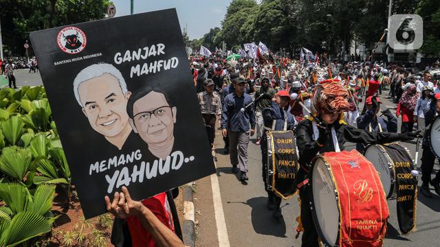Pawai Nusantara Pendukung Ganjar - Mahfud