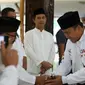 Jaket Asian Games yang dipakai Menpora di acara Haul Bung Karno jadi perhatian pengunjung ziarah.