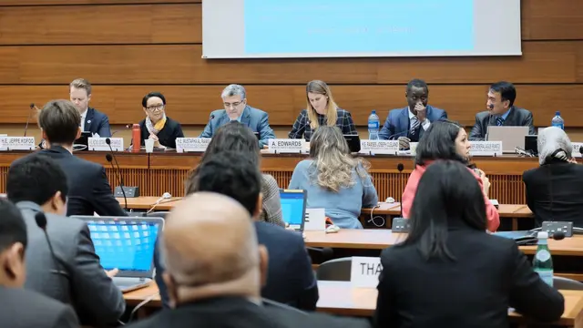 Menlu Retno dalam sidang HAM di Jenewa pada Senin 24 Februari 2020. (Kemlu RI)