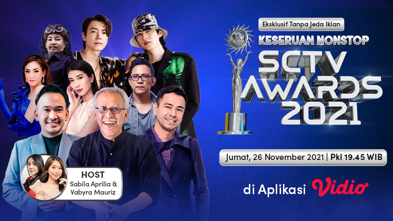Live Streaming SCTV Awards 2021 Tanpa Iklan