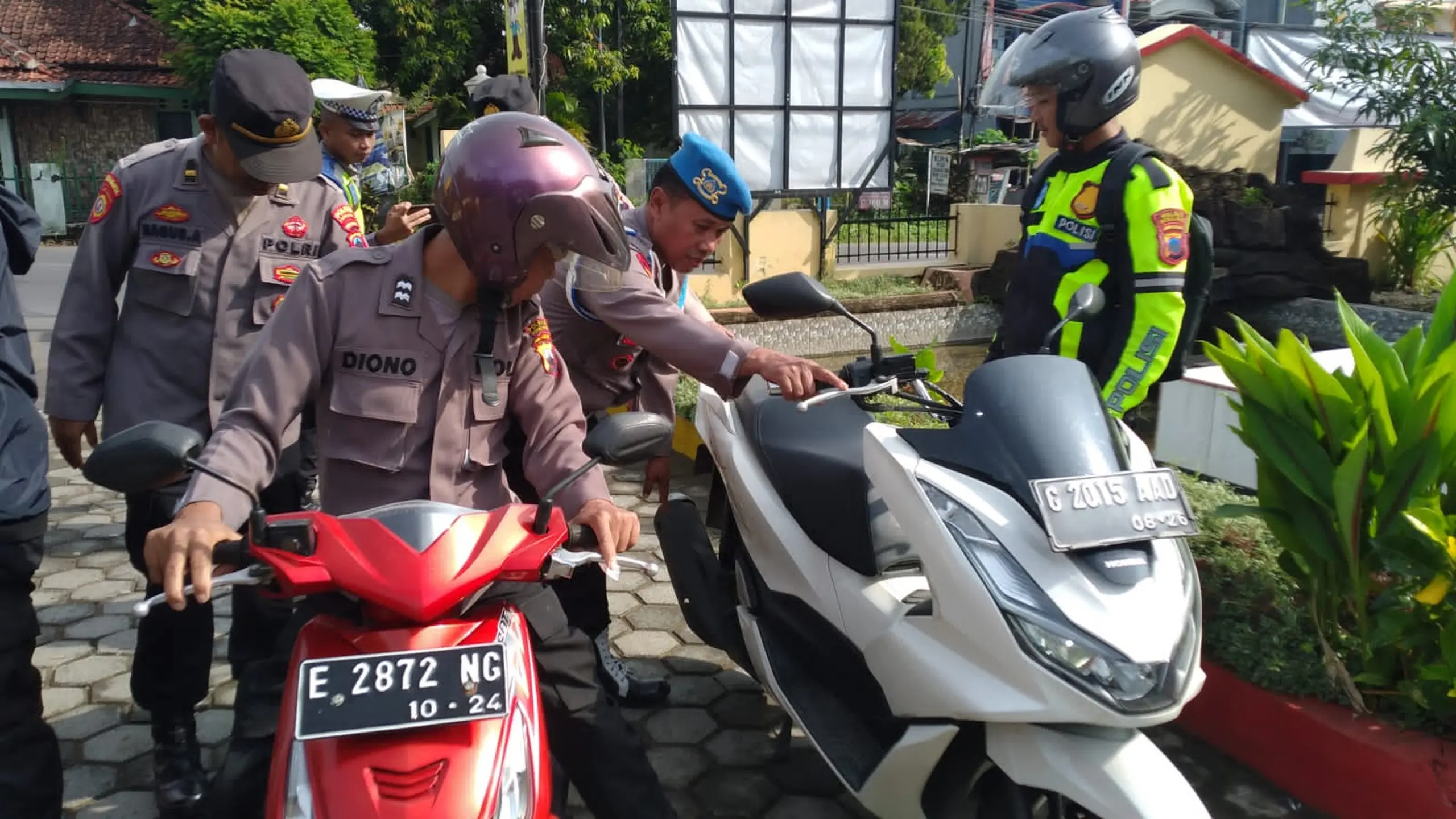Razia Knalpot Brong Sepeda Motor Milik Polisi di Pemalang, Ini Hasilnya