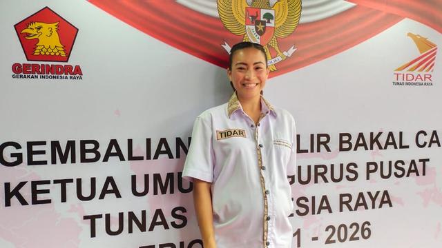 Rahayu Saraswati saat mengembalikan formulir Bakal Calon Ketua Umum Tidar 2021-2026 (ist)