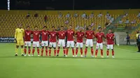 Timnas Indonesia harus kalah dari tuan rumah Uni Emirat Arab (UEA) dengan skor 0-5 di Stadion Zabeel, Dubai, Jumat (11/6) malam waktu setempat. (Foto: Dok. PSSI)