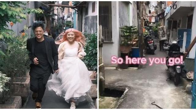 Viral dan Bikin Salut, Ini 6 Potret Prewedding di Gang Sempit dan Padat Penduduk