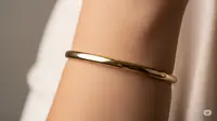 Gelang Emas Polos Klasik/Model Gelang untuk Wanita Gemuk Emas 4 Gram (Sumber: gemini.com)