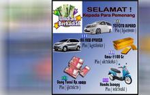 Berhadiah gantungan kunci sampai pergi ke tanah suci