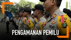 Petugas menyiagakan 1.200 personel gabungan untuk menjaga jalannya pemilu 2019 di berbagai TPS di Jakarta Utara.