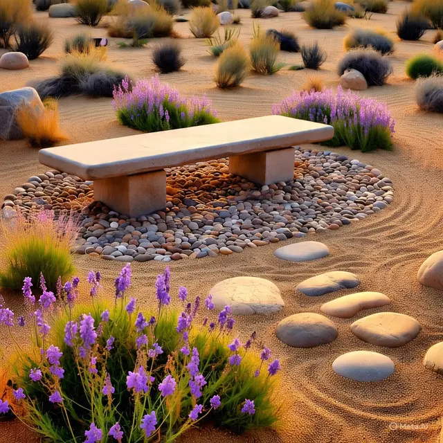 Model Taman Batu Kerikil