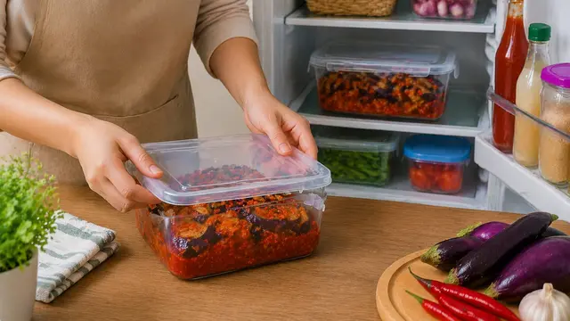 Penyimpanan Balado Terong yang Tepat