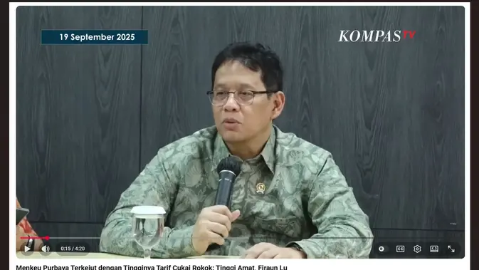 Cek Fakta Liputan6.com menemukan klaim video Purbaya minta koruptor dihukum mati