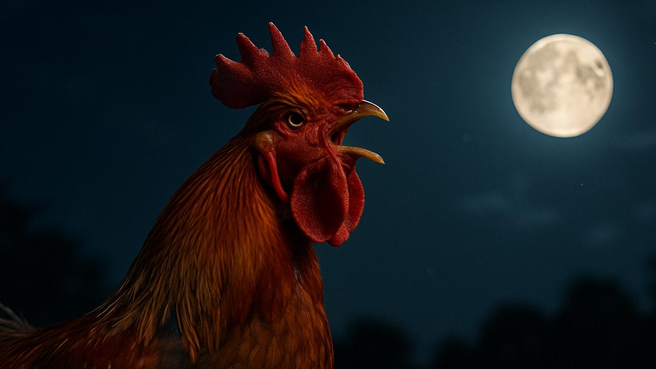 Ini Penyebab Ayam Berkokok Malam Hari, Benarkah Ada Hantu?