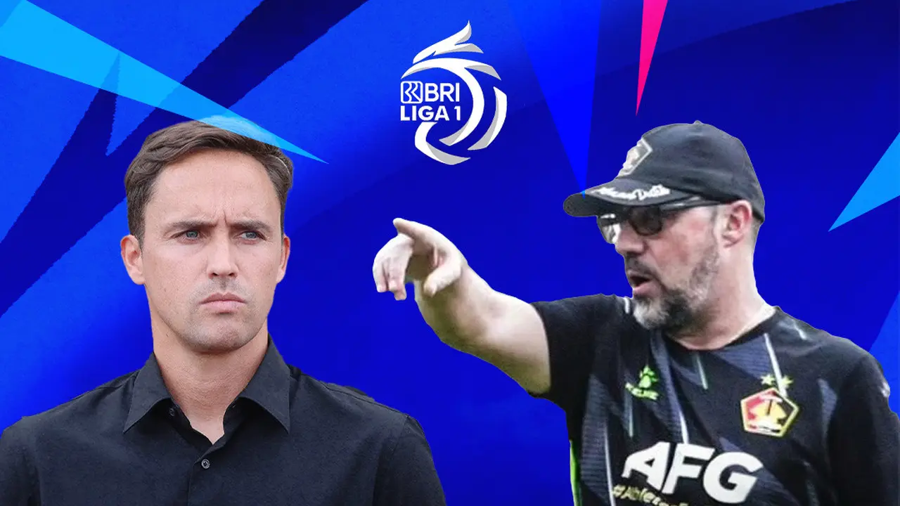 BRI Liga 1 - Persebaya Surabaya Vs Persik Kediri - Duel Pelatih