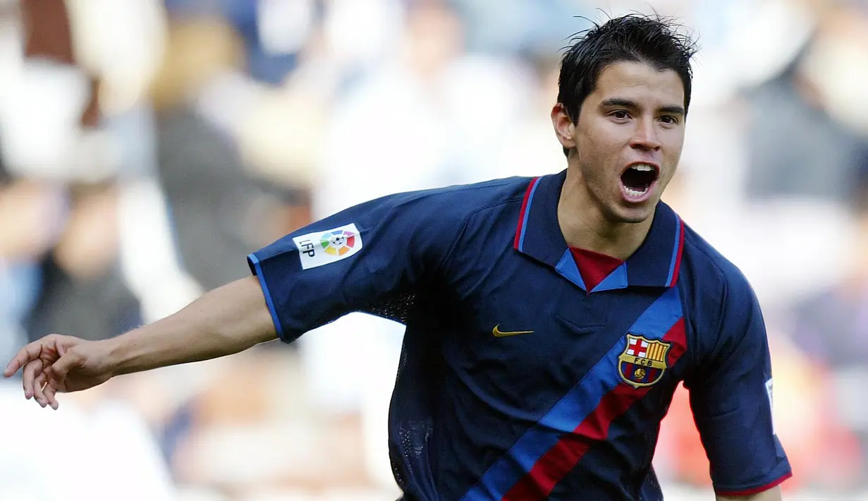 3. Javier Saviola - Sebelum Lionel Messi, Barcelona memiliki Javier Saviola yang merupakan penyerang hebat asal Argentina. Bergabung dengan Barcelona pada 2001-2004 dan 2006-2007, Saviola mencatatkan 70 gol dari 168 penampilannya. (AFP/Javier Soriano)