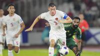 Penampilan Jay Idzes dalam pertandingan Indonesia melawan Arab Saudi di SUGBK pada Selasa, 19 November 2024.