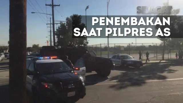 SEJAGAT: Satu Orang Tewas Akibat Penembakan Dekat TPS di California