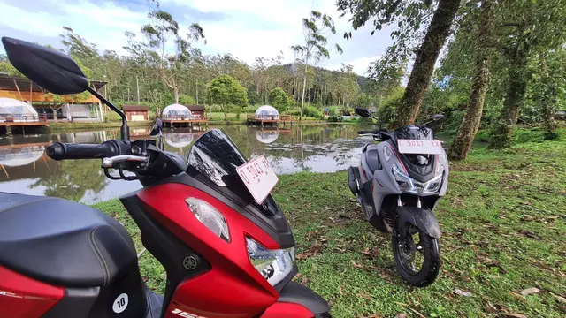 Jajal Yamaha Lexi LX 155 di Jalanan Kota Bandung, Tenaganya Ngisi Terus (Arief A/Liputan6.com)
