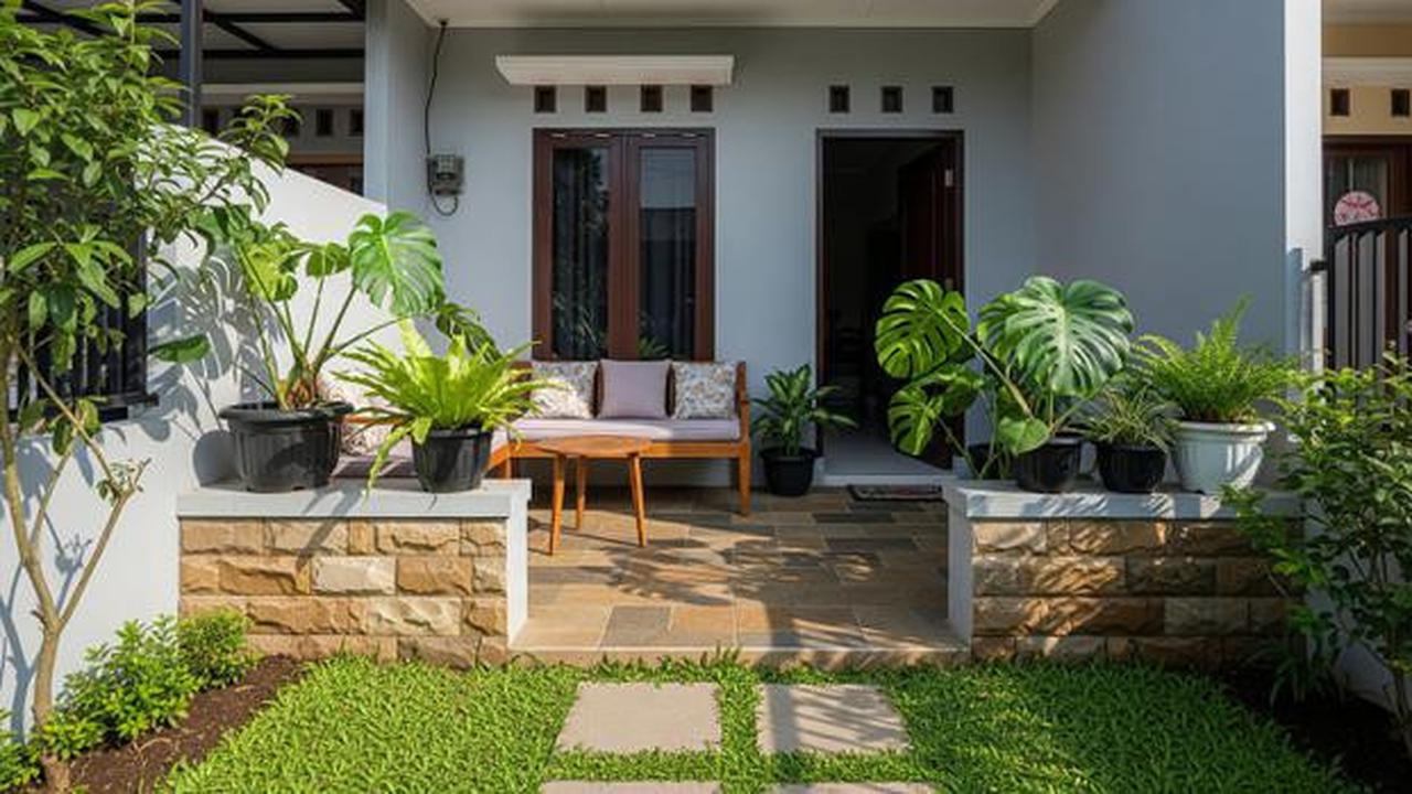 10 Desain Teras Sederhana dengan Area Hijau untuk Rumah Lebih Fungsional