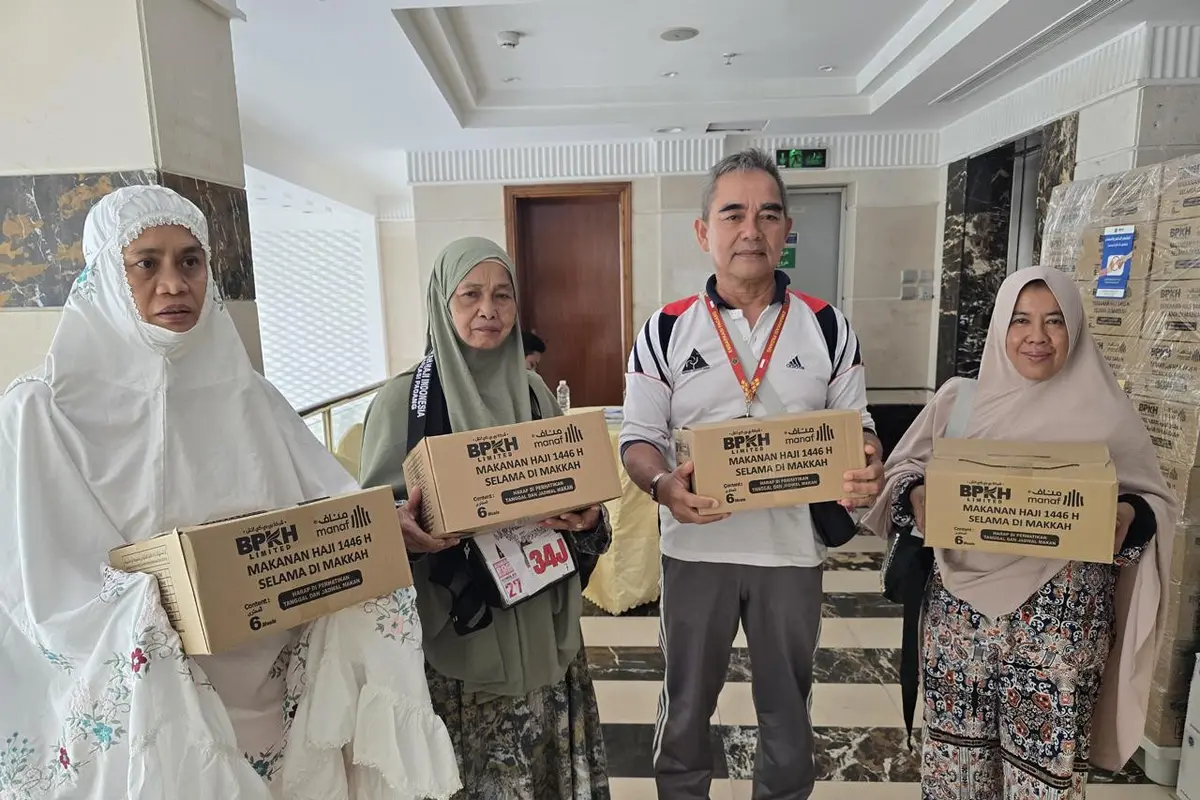 Sejumlah jemaah haji asal Indonesia mengapresiasi layanan catering selama menjalankan ibadah haji di Tanah Suci, khususnya pada masa-masa krusial pasca Armuzna (Arafah, Muzdalifah, dan Mina) (Istimewa)