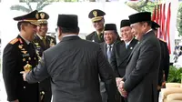 Momen Hangat Prabowo, Kapolri, dan Panglima TNI di Upacara Praspa 2026