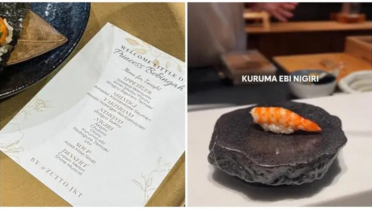 6 Potret Menu Omakase Erina Gudono, Ada yang Harganya Capai Rp 3 Juta