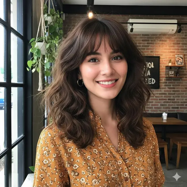 Birkin Bangs dengan Shaggy Layer (Gemini AI)