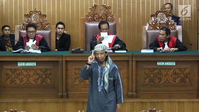 Aman Abdurrahman Jalani Sidang Pledoi