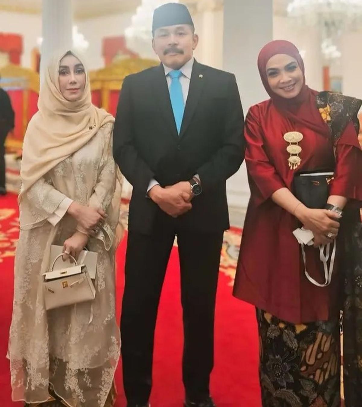 Tampilan Keluarga Raffi Ahmad saat Pelantikan