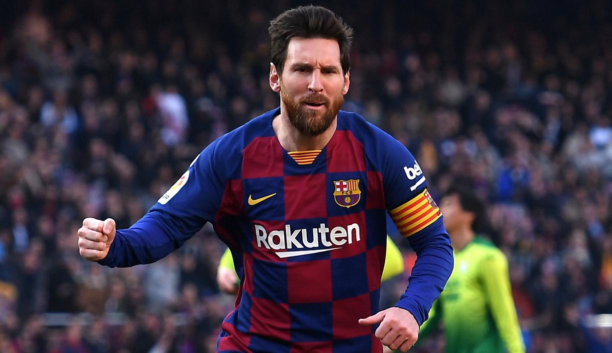 Lionel Messi - Lionel Messi menjadi salah satu pemain bintang hasil didikan Akademi Barcelona. Pemain terbaik dunia yang berhasil meyabet enam Ballon d'Or ini tetap setia berseragam Barcelona dari awal kariernya hingga saat ini. (AFP/Josep Lago)