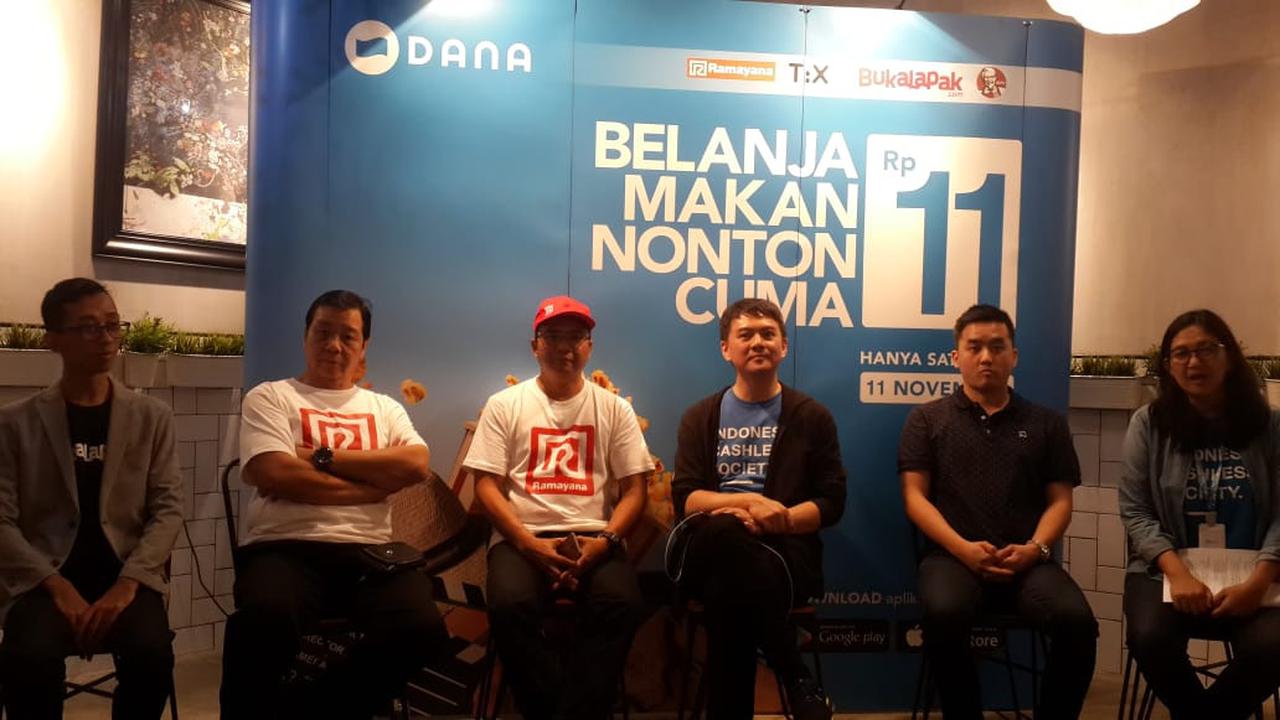 DANA ikut merayakan the Single Day 11.11 alias Hari Belanja Nasional (Harbolnas). Liputan6.com/Pebrianto Eko Wicaksono