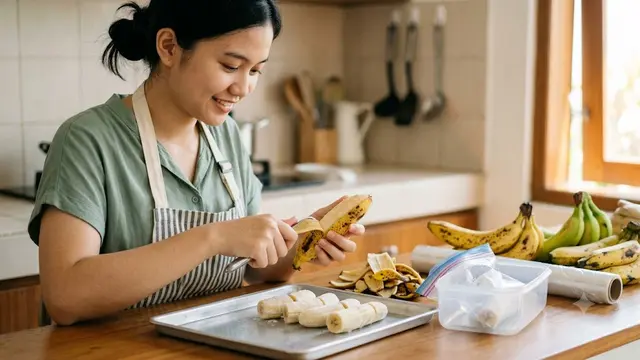 Cara Membekukan Pisang agar Tetap Enak untuk Smoothie dan Kue