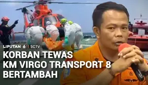 Korban Tewas KM Virgo Transport 8 Bertambah