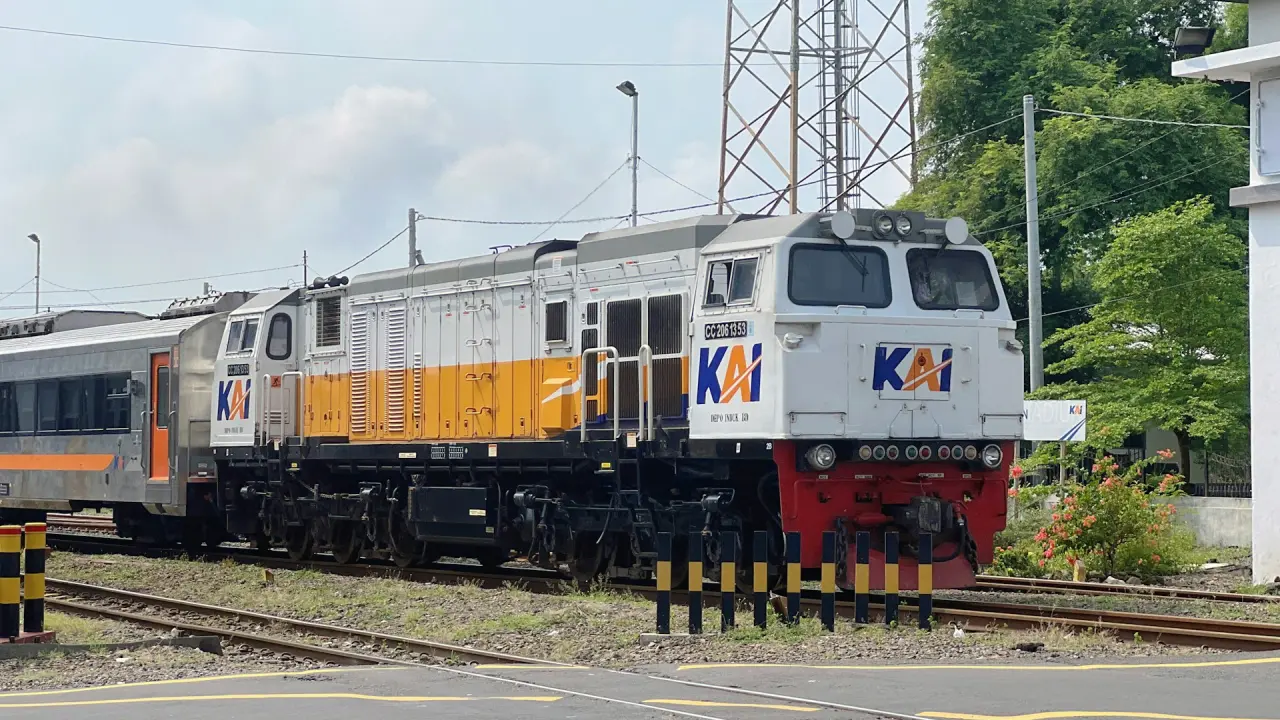 Ilustrasi kereta api, KAI