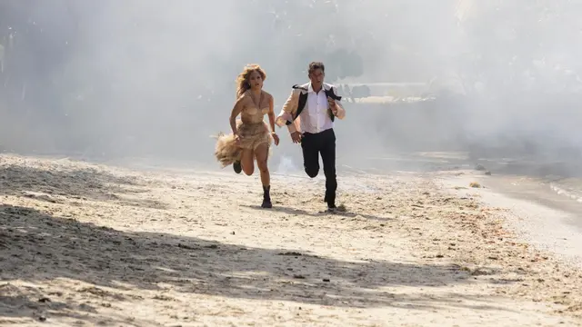 Salah satu adegan film Shotgun Wedding. (Foto: Dok. Lionsgate)