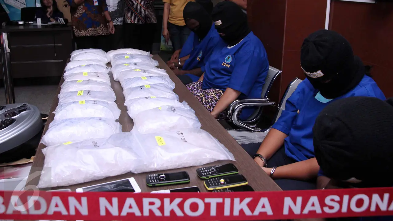 BNN Bekuk Pengedar Sabu Jaringan Nigeria